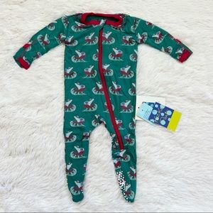 🛷🎄Kickee Pants Ivy Sled- Christmas Green Zippie- Santa Sleigh🎄🛷